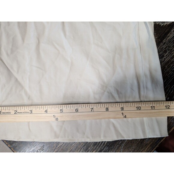 A Love A Women's Beige Wide Leg Pleated Pants Size 6 - Picture 8 of 8